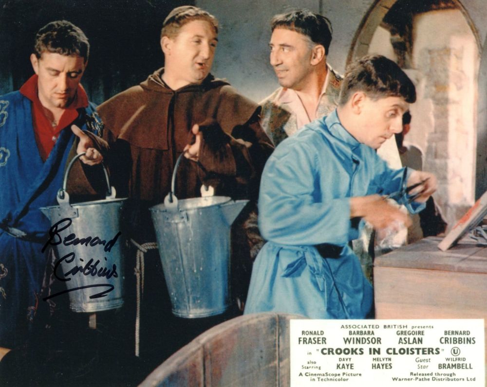 Lot 681: Crooks in Cloisters 8x10 movie photo signed by...