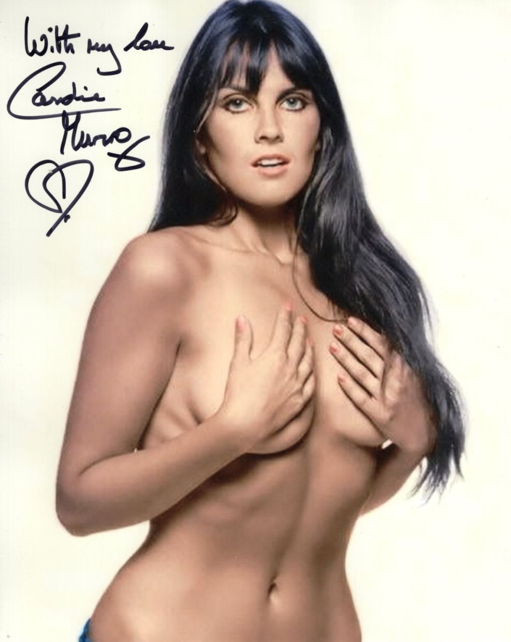 Lot 705: 007 Bond actress Caroline Munro signed sexy topless...