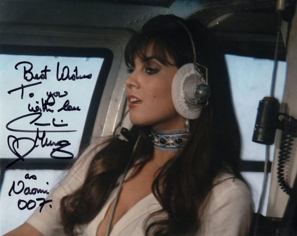 Lot 707: 007 Bond actress Caroline Munro signed The Spy...