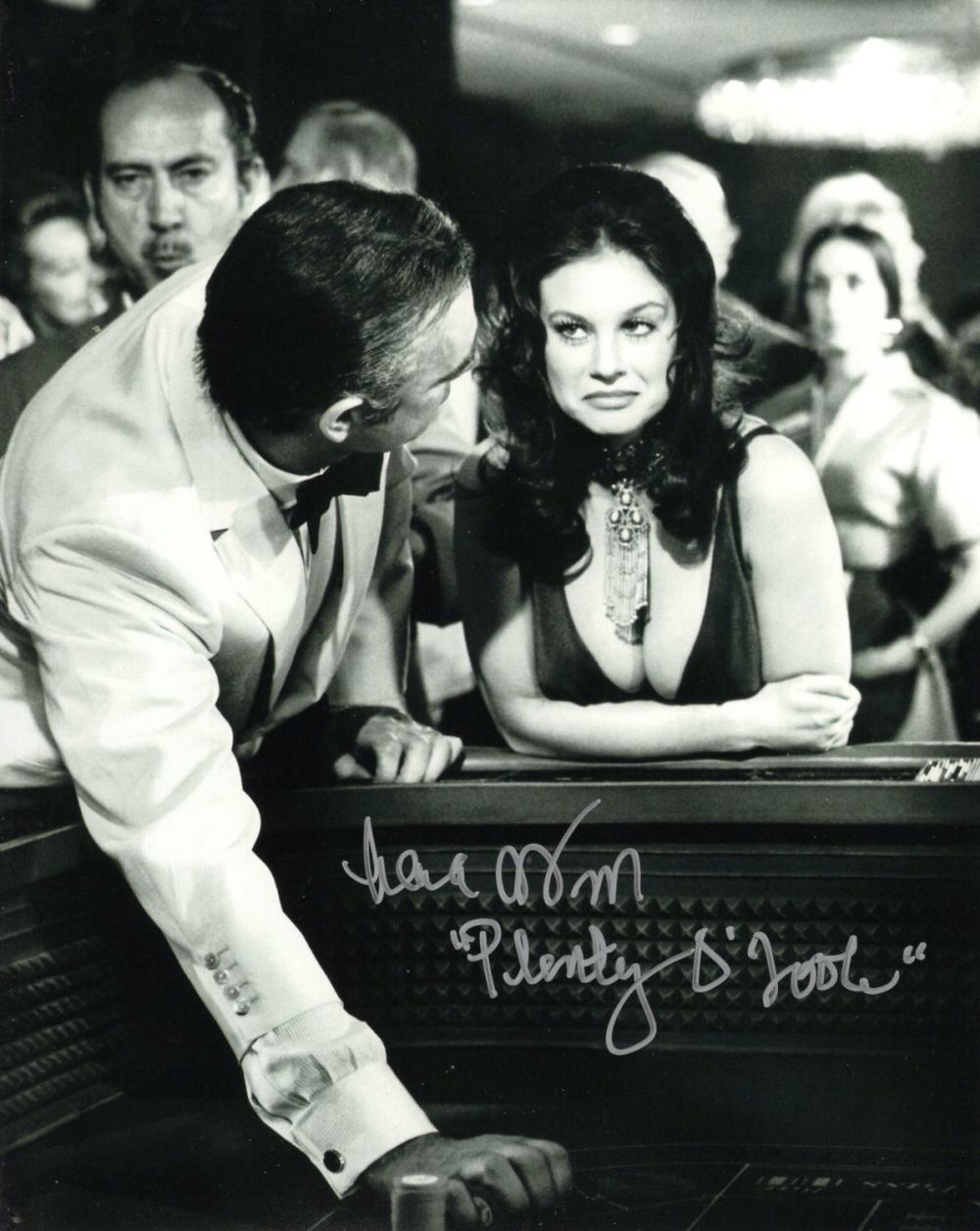 Lot 709: 007 Bond girl Lana Wood signed Diamonds are...