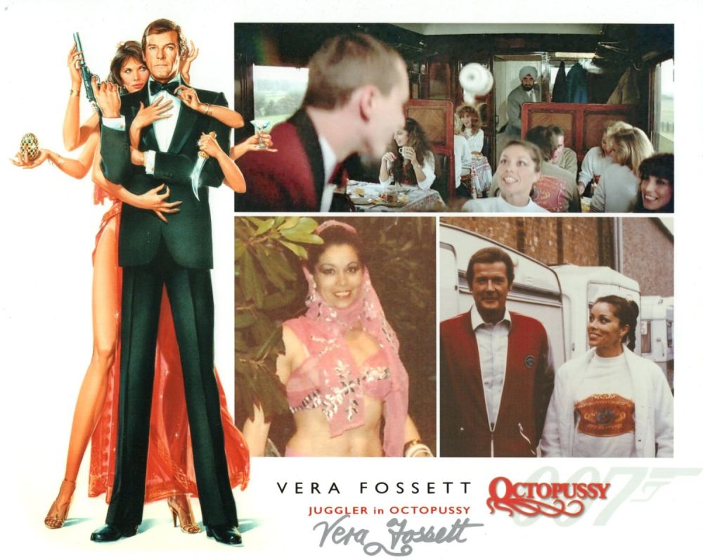 Lot 720: 007 James Bond movie Octopussy 8x10 photo signed...