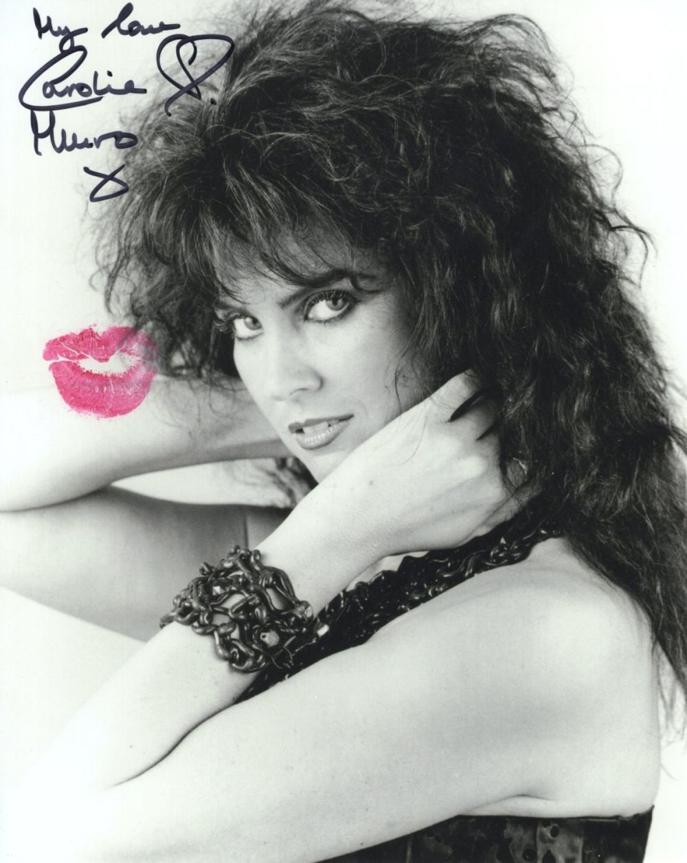 Lot 736: 007 James Bond actress Caroline Munro signed and...