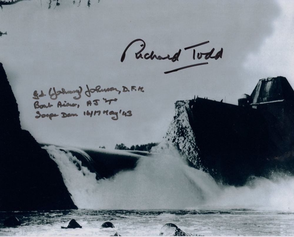 Lot 747: Dambusters - 8x10 inch photo of the Mohne...