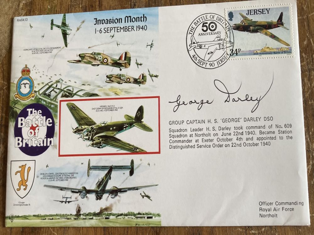 Lot 42: Grp Capt Horace Stanley "George" Darley DSO 609...