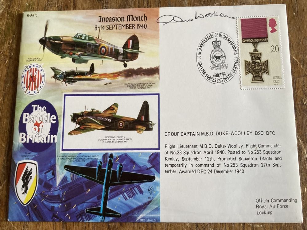 Lot 52: Grp Capt M Duke Woolley DSO DFC 253...