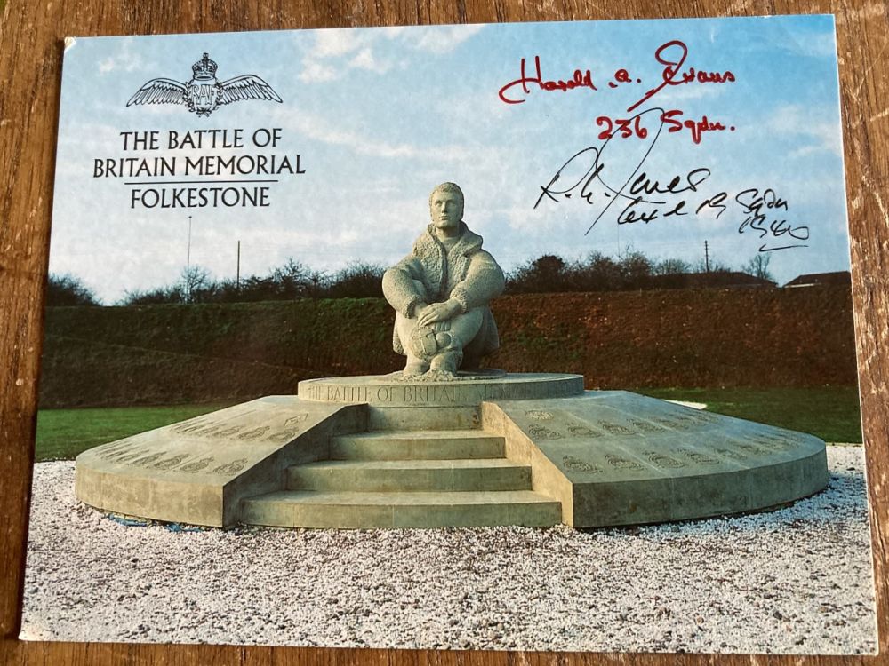 Lot 53: Harold Evans 236 sqn and Richard Jones 19...