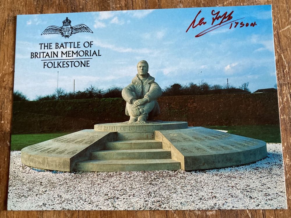 Lot 57: Les Fopp 175 Sqn signed 6 x 4...