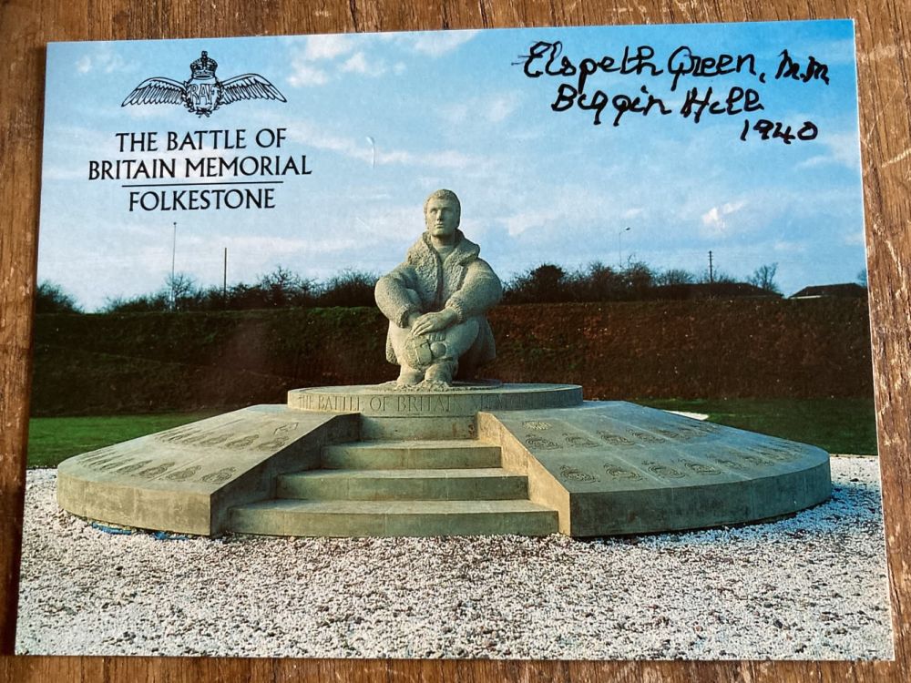 Lot 65: Elspeth Green MM Biggin Hill WW2 signed 6...