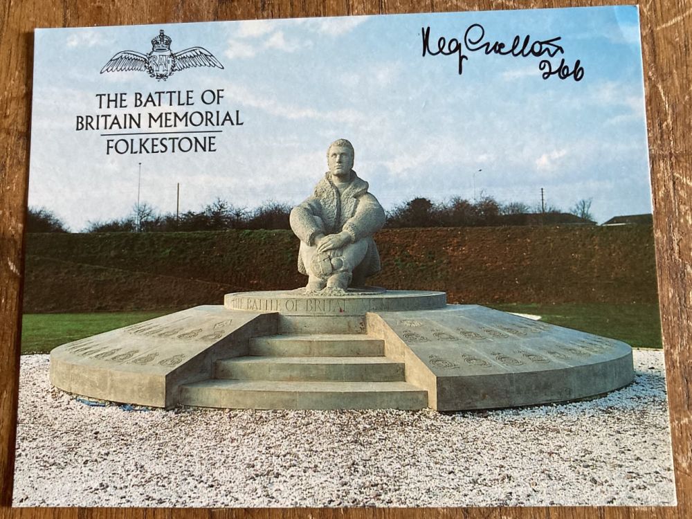Lot 68: Reg Gretton 266 Sqn signed 6 x 4...