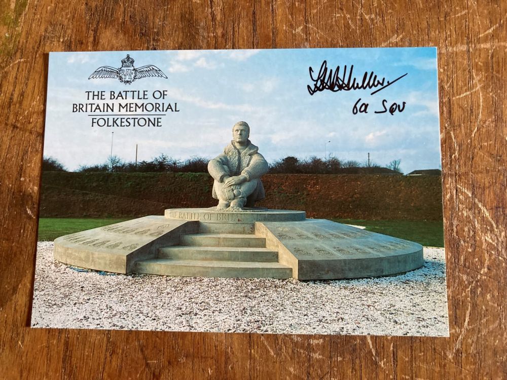 Lot 82: Frank Hulbert 601 Sqn signed 6 x 4...