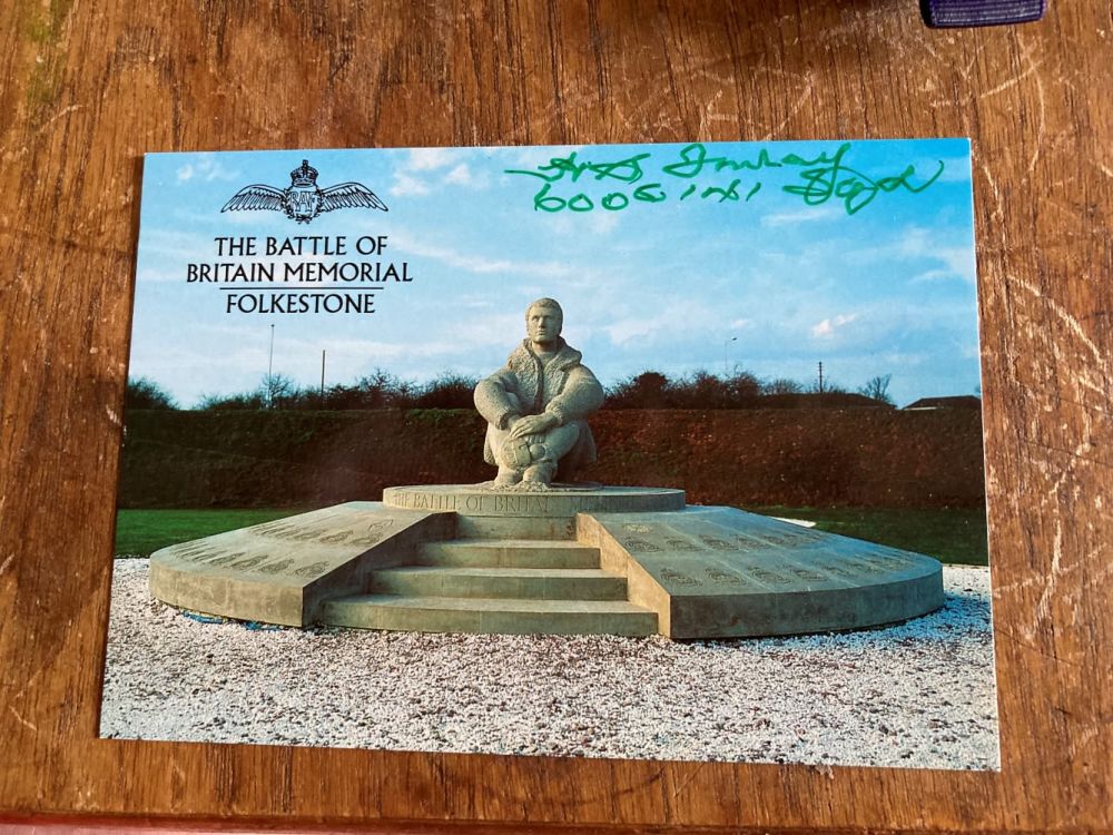 Lot 84: Horace Imray 600 Sqn signed 6 x 4...