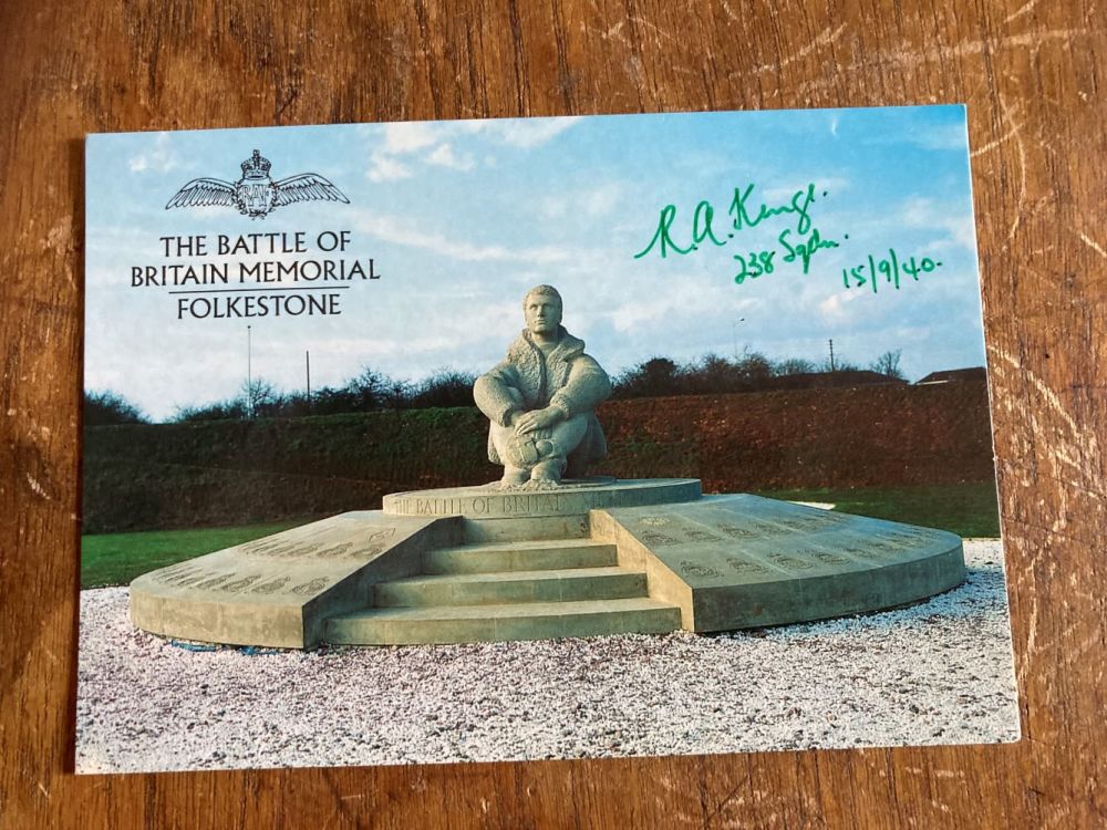 Lot 95: Robert A Kings 15 Sqn signed 6 x...