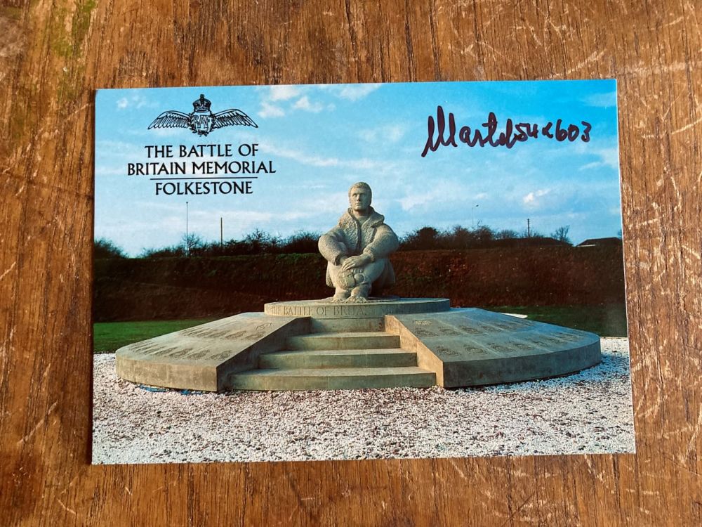 Lot 99: Ludwik Martel 603 Sqn signed 6 x 4...