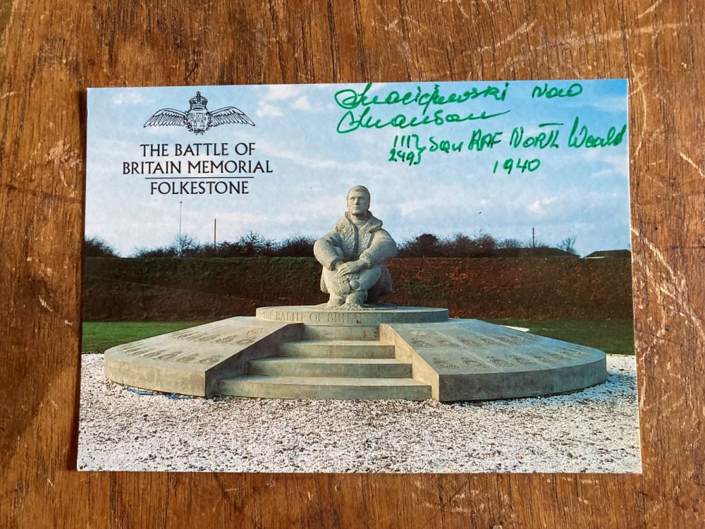 Lot 100: Mikal Maciejowski 111 Sqn signed 6 x 4...