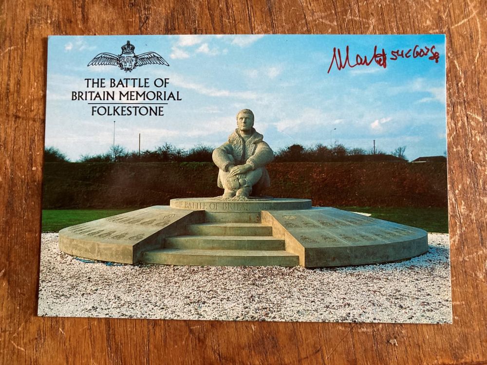 Lot 103: Ludwik Martel 603 Sqn signed 6 x 4...