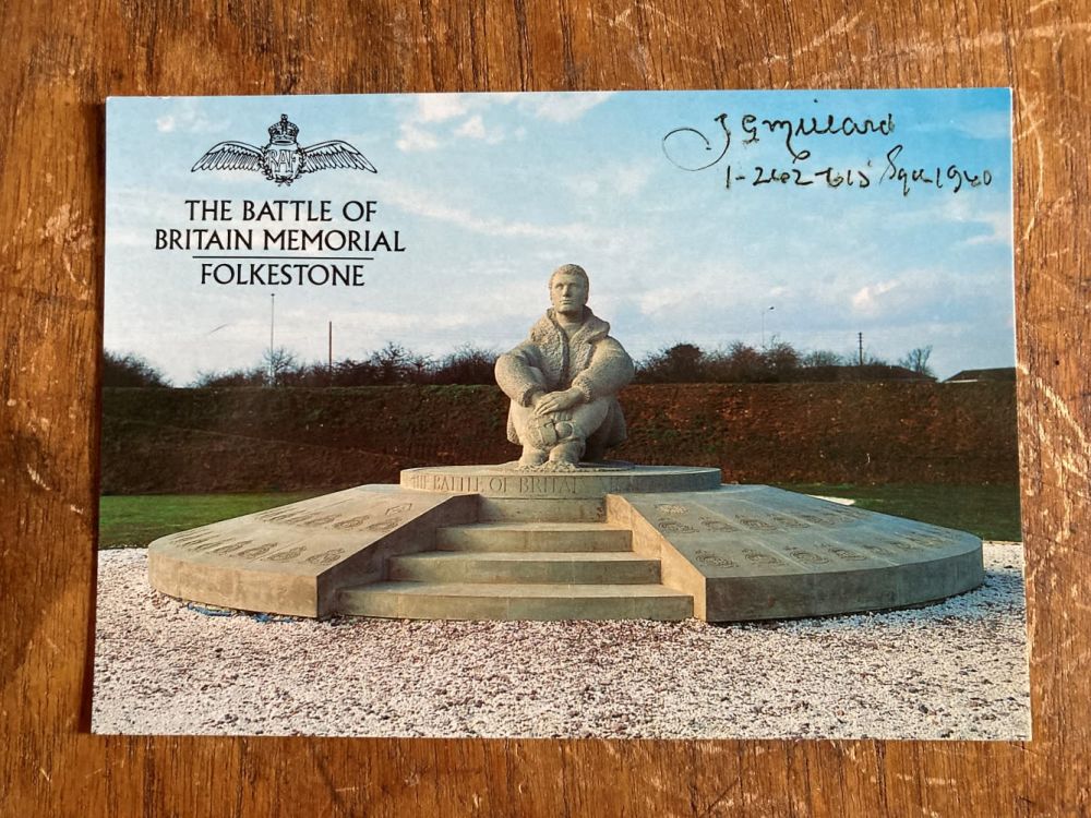 Lot 106: Jocelyn Millard 1 Sqn signed 6 x 4...