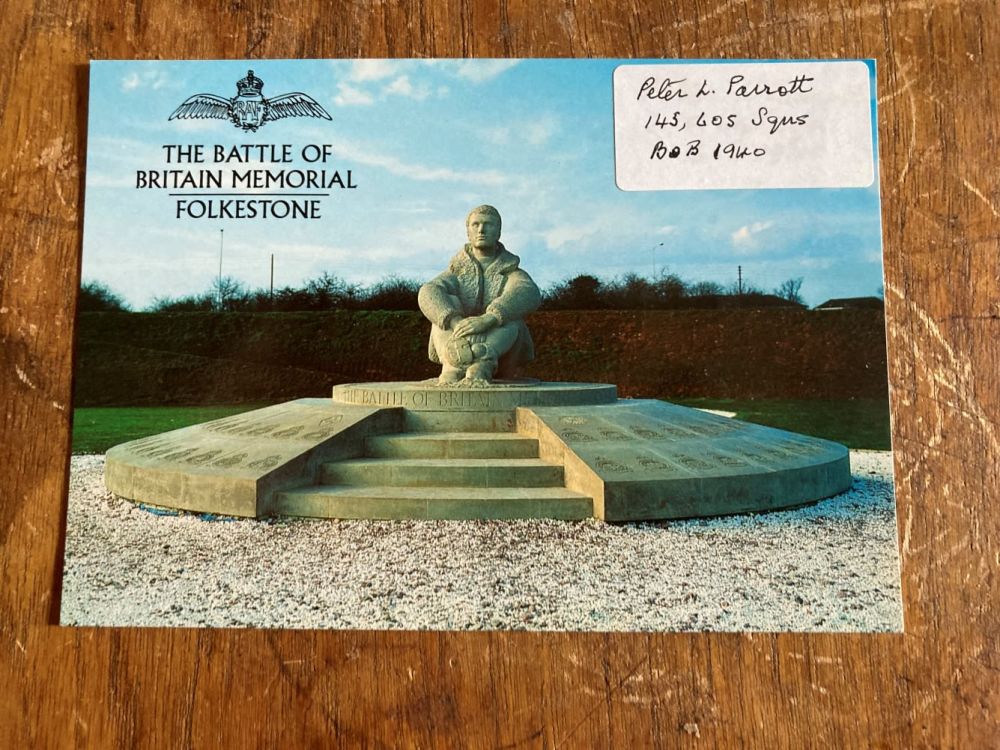 Lot 115: Peter Parrott 145 Sqn signed 6 x 4...