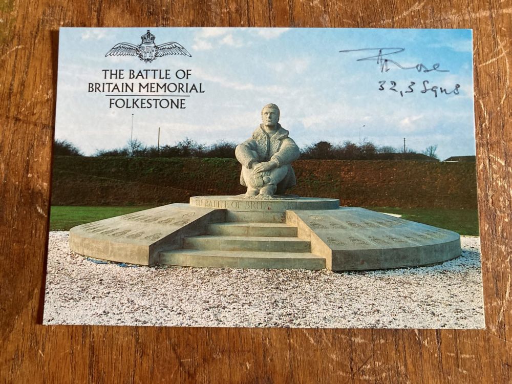 Lot 119: Nigel Rose 32 Sqn signed 6 x 4...
