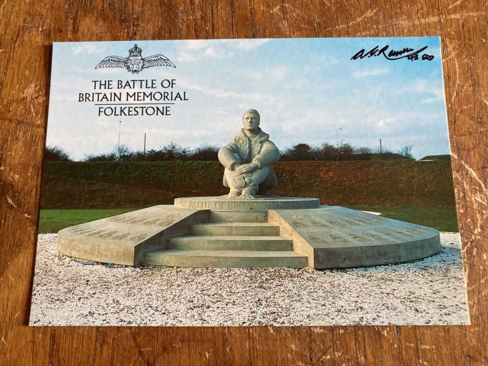 Lot 121: Anthony Russell 43 Sqn signed 6 x 4...