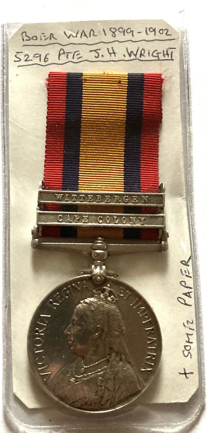 Lot 229: Queens South Africa named Medal Boer War 1899...