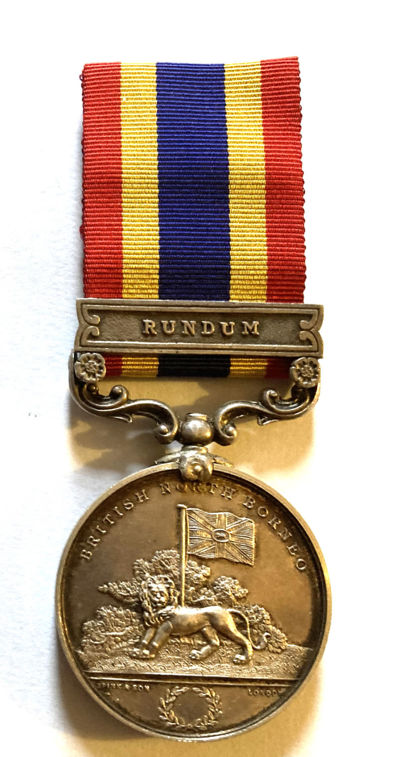 Lot 254: British North Borneo Companys Medal 1899 - 1900...