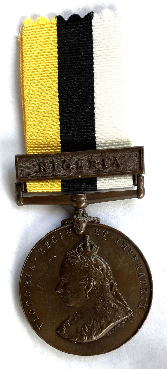 Lot 261: Royal Niger Company Bronze Medal, specimen Victorian Nigeria...