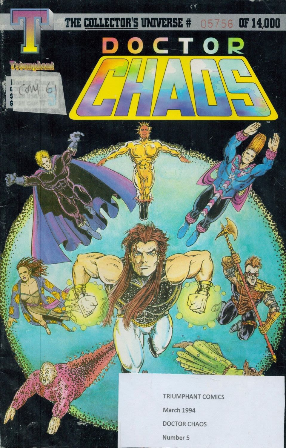 Lot 52: Triumphant Comics Doctor Chaos March 1994 Number 5....