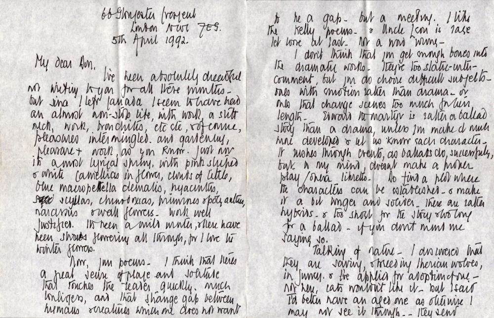 Lot 277: Ursula VW ALS with original mailing envelope. Good...
