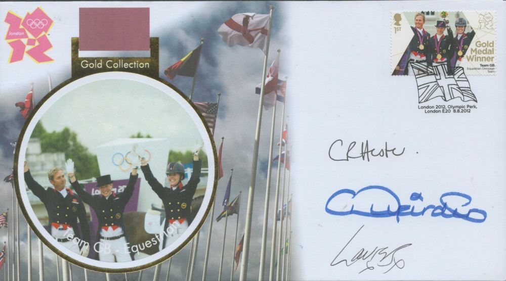 Lot 293: Bechtolsheimer, Dujardin and Hester - Equestrian Dressage signed...