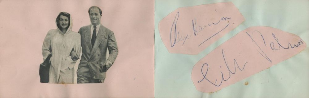 Lot 361: Multi signed Rex Harrison and Lilli Palmer on...