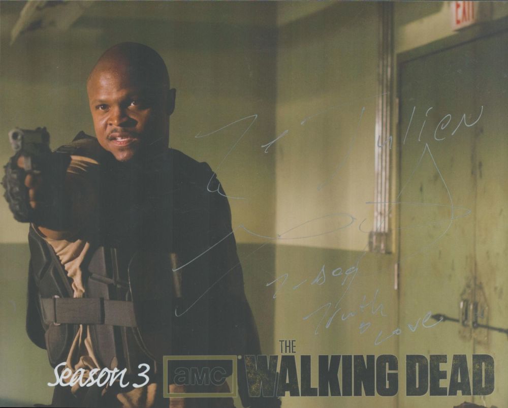 Lot 469: Irone Singleton signed colour photo 10x8 Inch. Dedicated....