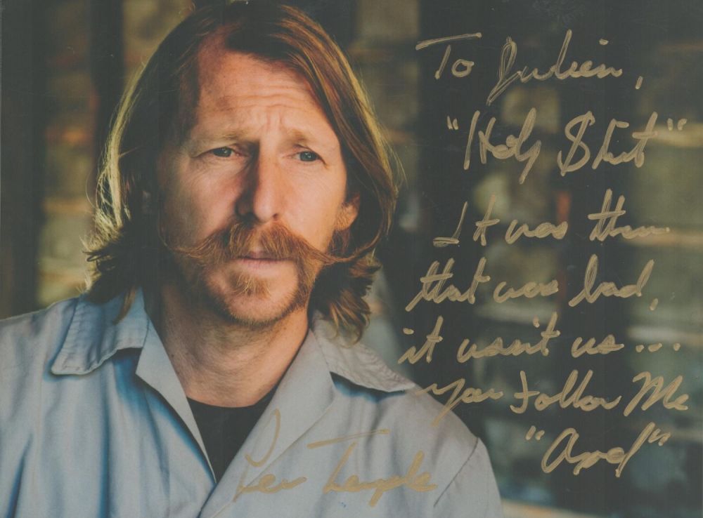 Lot 471: Law Temple signed colour photo 8x6 Inch. Dedicated....