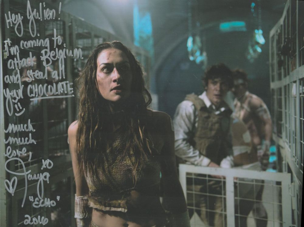 Lot 496: Tasya Teles signed colour photo 10x8 Inch. Dedicated....