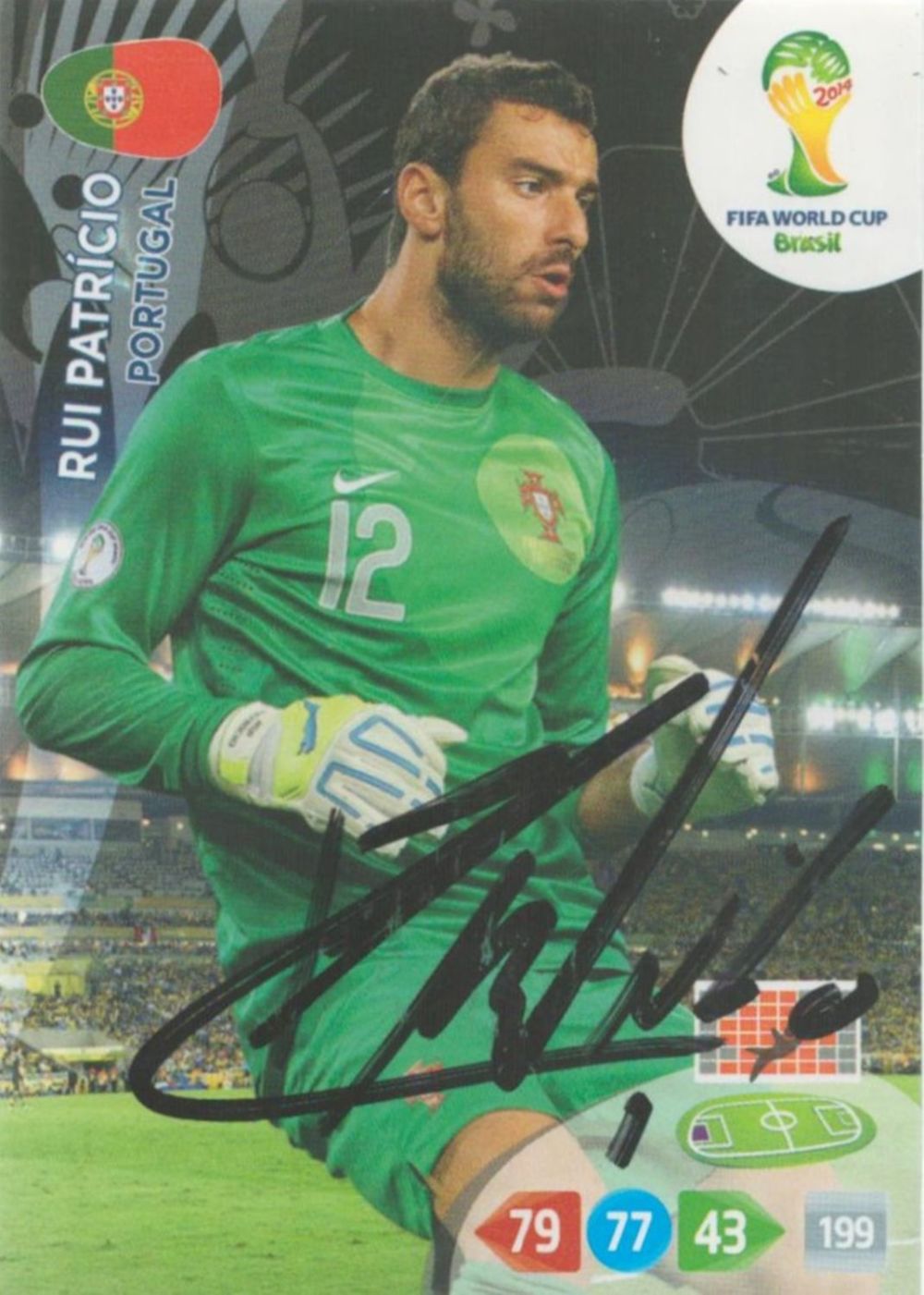 Lot 702: Rui Patricio signed Portugal, Brazil FIFA World Cup...