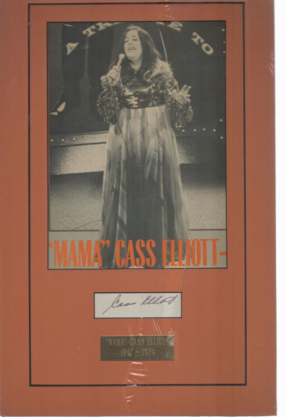 Lot 99: Mama' Cass Elliot (1941 1974) Singer Signed Album...