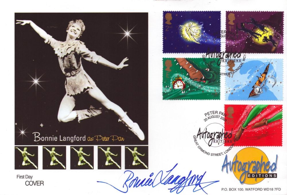 Lot 189: Bonnie Langford signed autographed editions cover. Good condition....