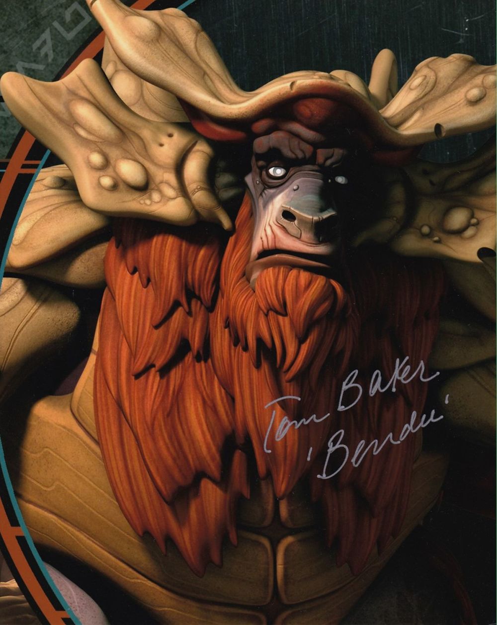 Lot 246: SALE! Star Wars Rebels Tom Baker hand signed...