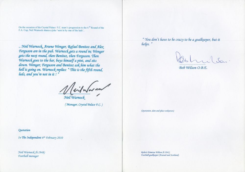 Lot 254: Sport quotation signed collection. Good condition. All autographs...