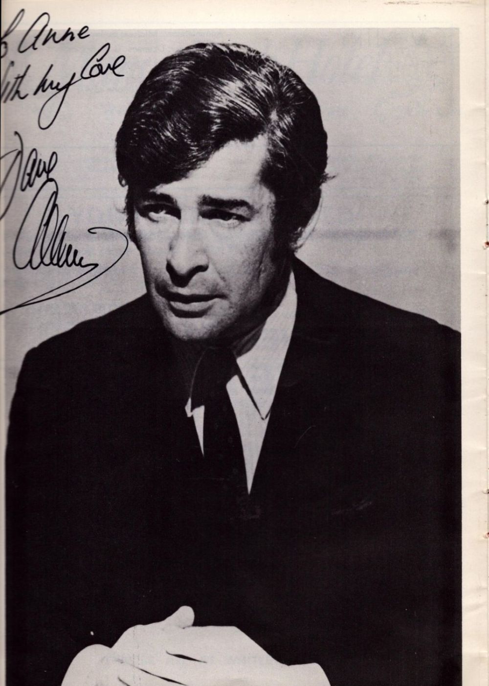 Lot 283: Dave Allen signed theatre programme. Good condition. All...