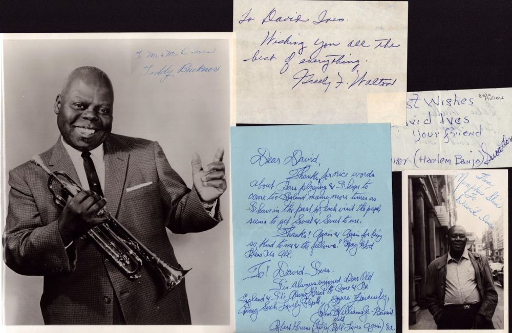 Lot 295: Jazz signed collection. Some of names included are...