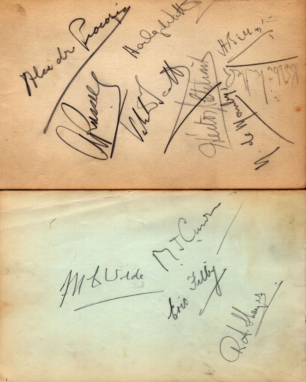 Lot 296: Tenns signed collection. 1938 stars Eric Filby, Mary...