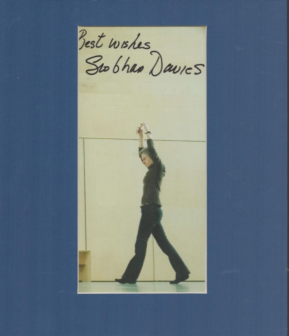 Lot 446: Siobhan Davies colour photo mounted to approx overall...