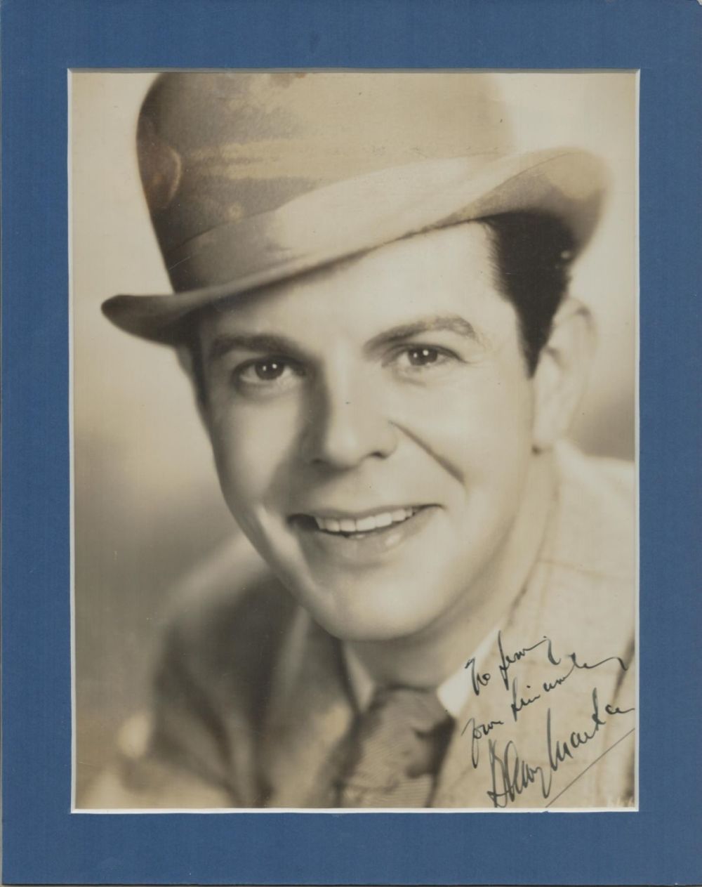 Lot 449: Barry Mackay signed vintage photo mounted to approx...