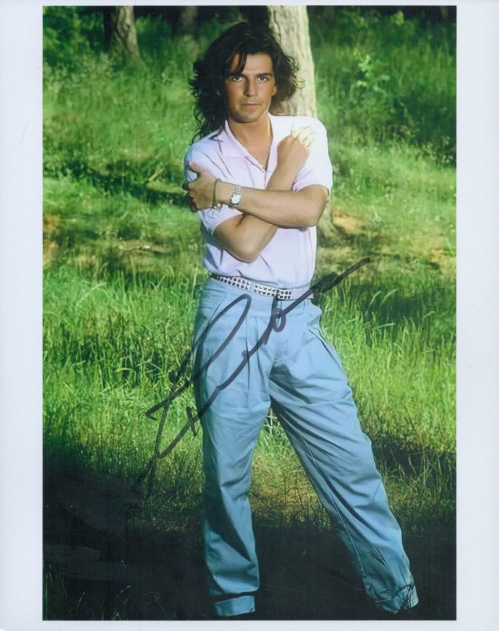 Lot 503: Thomas Anders signed 10x8inch colour photo. Good condition....
