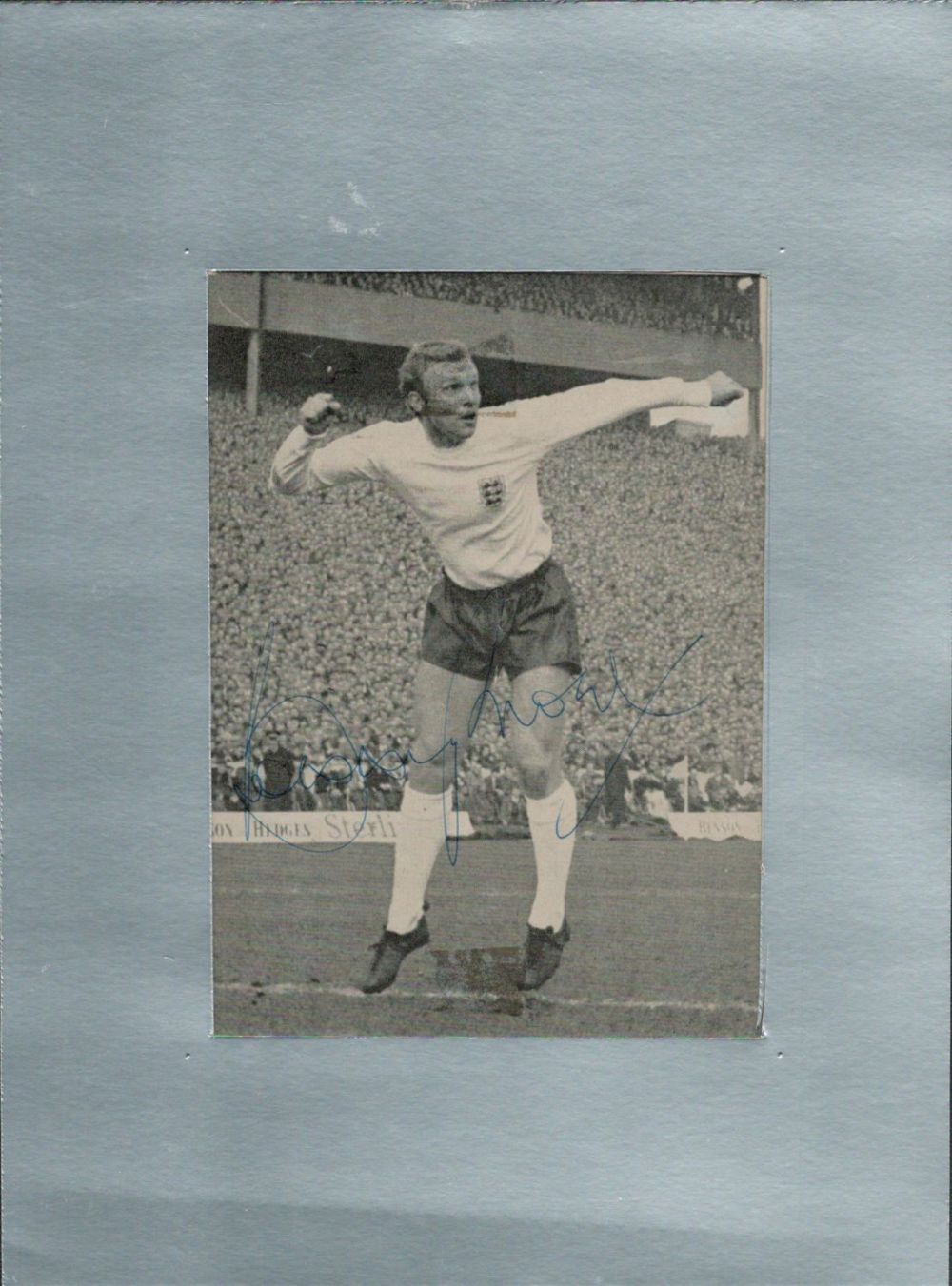 Lot 48: Bobby Moore 1966 England World Cup Captain Signed...