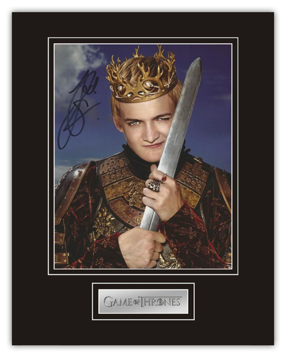 Lot 55: SALE! Game Of Thrones Jack Gleeson hand signed...