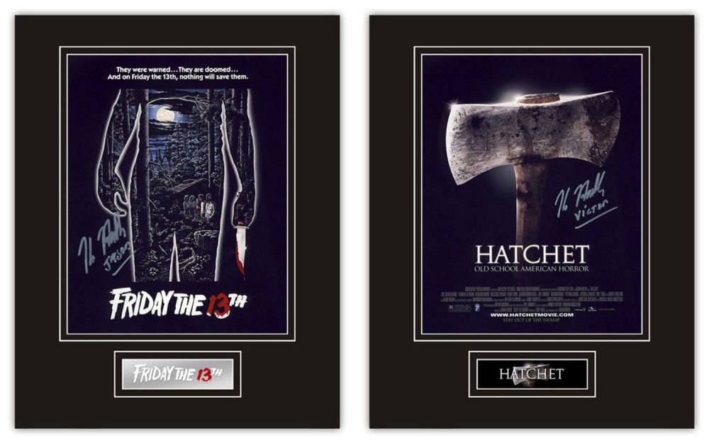 Lot 57: SALE! Lot of 2 Kane Hodder hand signed...