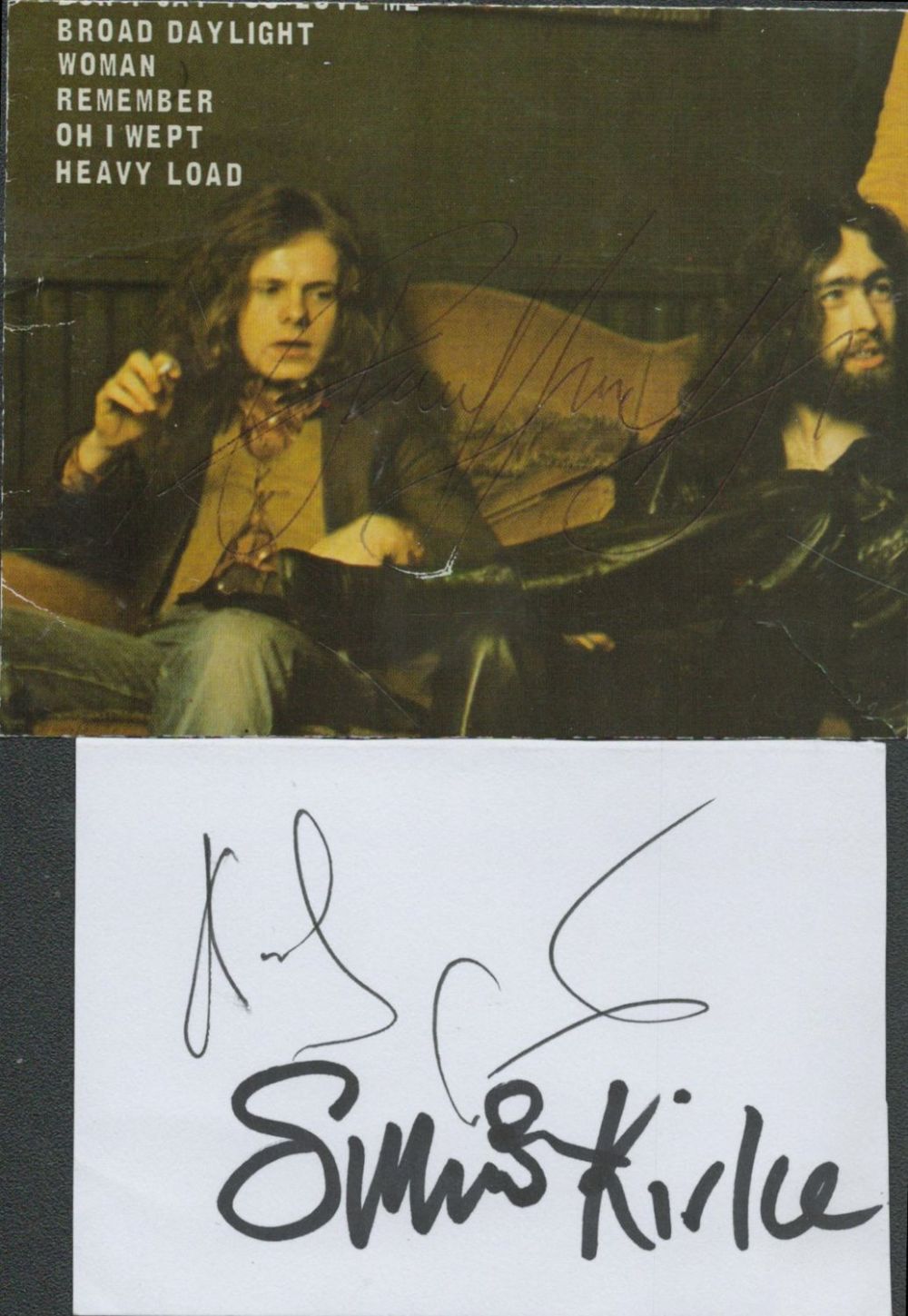 Lot 110: Free (Band) collection includes two items Paul Kossoff...