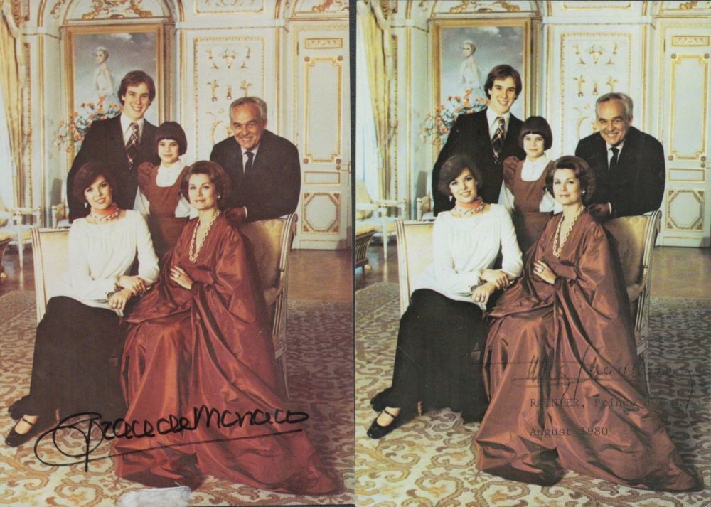 Lot 120: Prince Rainier III of Monaco signed 6x4 colour...