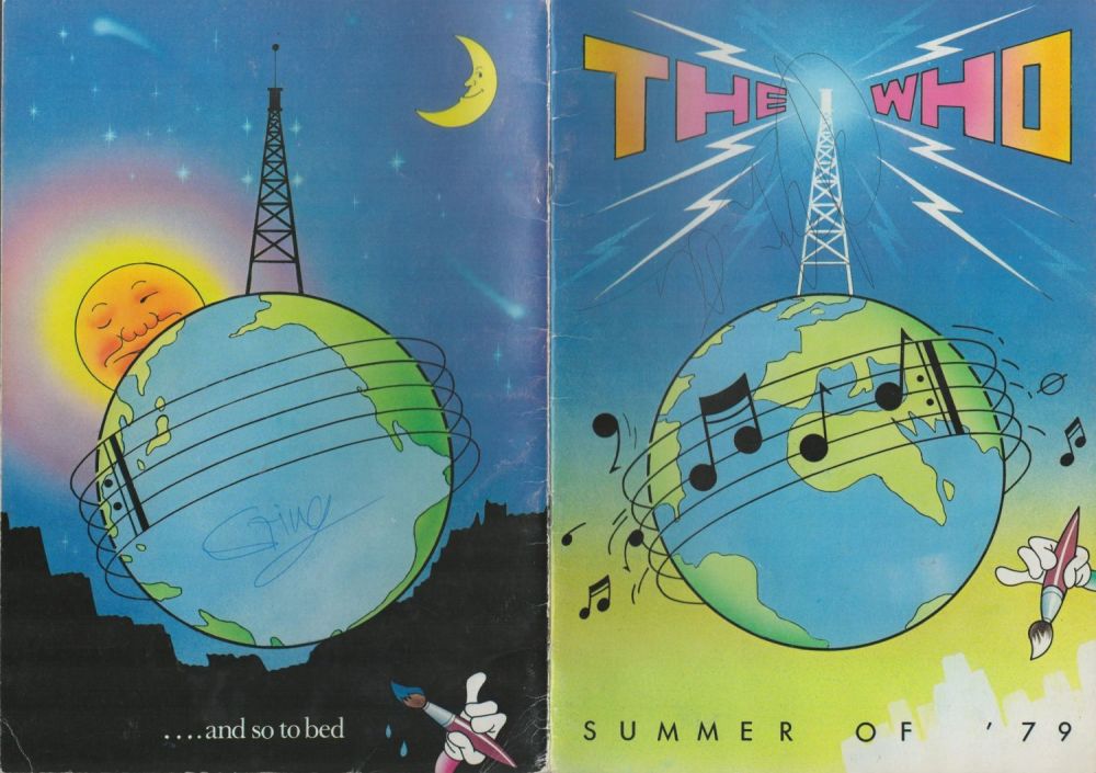 Lot 171: John Entwistle and Sting signed The Who Summer...
